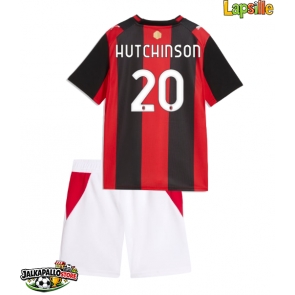 AC Milan Omari Hutchinson #20 Kotipaita Lapsille 2026-27 Lyhythihainen (+ shortsit)
